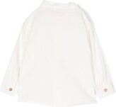 Thumbnail for your product : Paz Rodriguez Button-Up Collarless Shirt