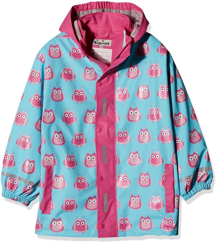 Playshoes Girls Ladybug Waterproof Rain Jacket