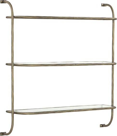 Four Hands Swinton Wall Shelf in Brass
