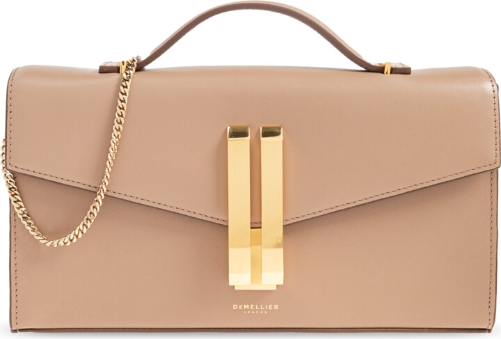 DeMellier Vancouver Croc-effect Leather Clutch Bag ShopStyle