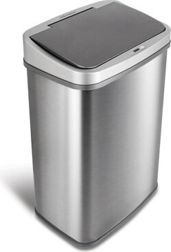 NineStars Nine Stars 13.2 Gallon Stainless Steel Motion Sensor Trash Can
