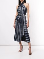 Thumbnail for your product : Altuzarra Riverhead striped panel dress