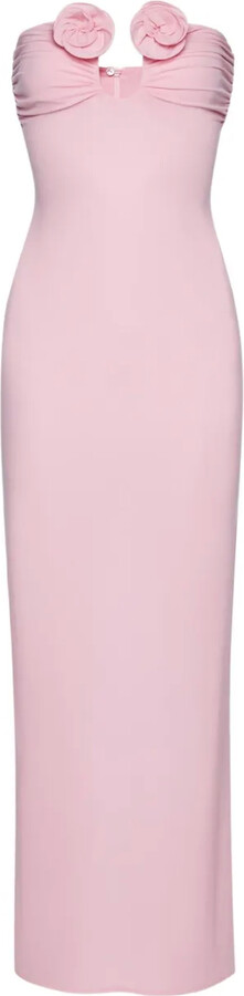Magda Butrym Rosettes Ruched Maxi Dress