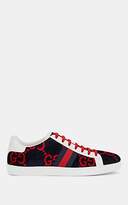 Thumbnail for your product : Gucci Women's New Ace Velvet Sneakers - Blue