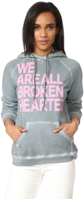Freecity Broken Hearted Studded Pullover Hoodie