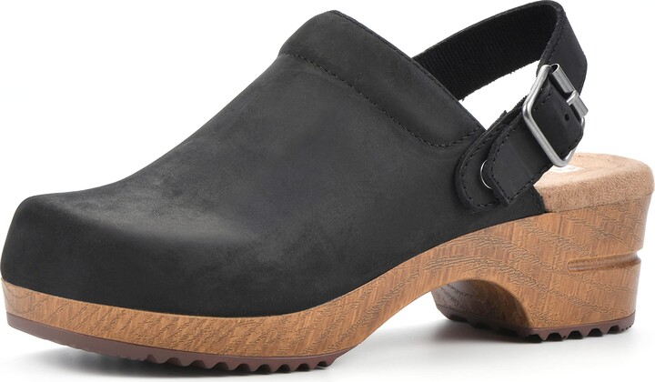 White Mountain Shoes Being Leather Footbeds Clog - ShopStyle