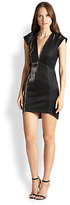 Thumbnail for your product : Mason by Michelle Mason Metallic-Weave Structured Mini Dress
