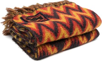 Pierre Louis Mascia Knitted Zigzag Blanket