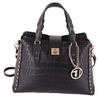 Trussardi Women's Black Polyurethane Handbag.