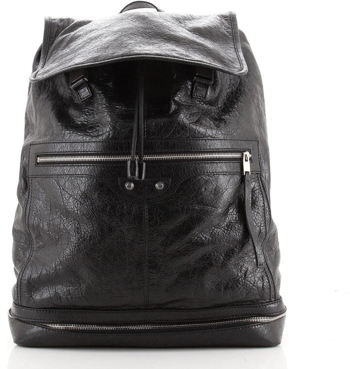 Balenciaga Expandable Classic Zip Traveler Backpack Leather Medium -  ShopStyle