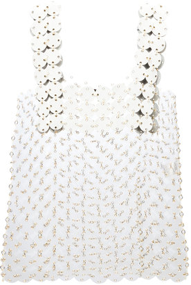 Paco Rabanne sequin embellished top