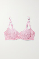 Thumbnail for your product : I.D. Sarrieri Emma Corded Lace And Tulle Underwired Balconette Bra
