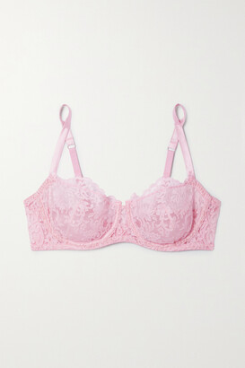 I.D. Sarrieri Emma Corded Lace And Tulle Underwired Balconette Bra