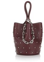 Thumbnail for your product : Alexander Wang Roxy Bucket In Embossed Beet With Rhodium