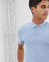 Thumbnail for your product : ASOS Design DESIGN muscle fit polo in pique