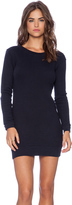 Thumbnail for your product : Monrow Birds Eye French Terry Long Fashion Sweater Dress