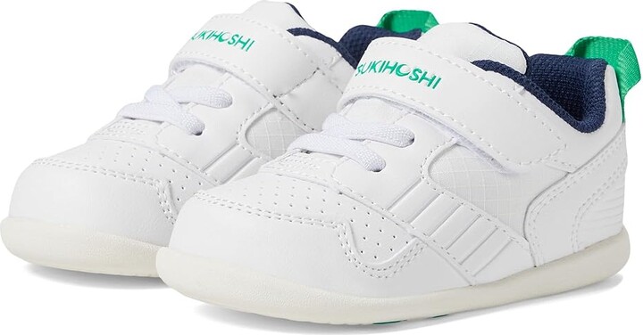 Tsukihoshi B. Racer (Infant/Toddler) Boys Shoes White/Green : 3 Infant M, Textile