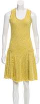 Thumbnail for your product : Lanvin Sleeveless Fringe-Trimmed Dress