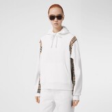 Thumbnail for your product : Burberry Vintage Check Panel Cotton Oversized Hoodie