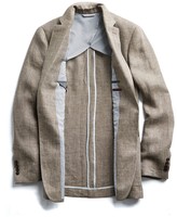 Thumbnail for your product : Todd Snyder White Label Linen Herringbone Sutton Sport Coat in Brown