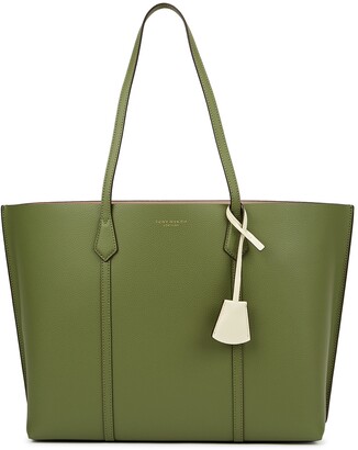tory burch perry tote green