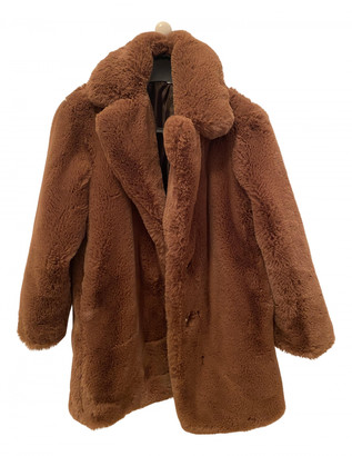 Mango Brown Faux Fur Coats Style, Mango Brown Fur Coat