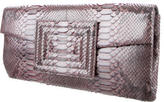 Thumbnail for your product : Kara Ross Python Clutch
