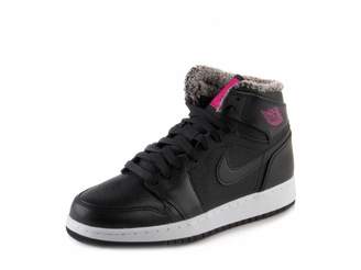 Jordan Nike Kids Air 1 Retro High GG Black/Deadly Pink White Basketball Shoe 7 Kids US