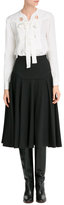 Thumbnail for your product : Vionnet Flared Cotton Skirt