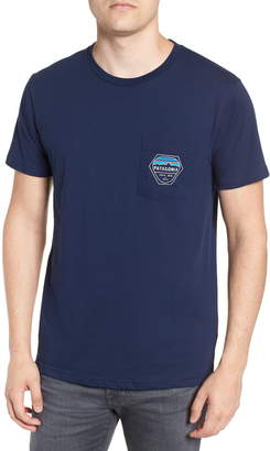 Patagonia Fitz Roy Hex Regular Fit Pocket T-Shirt