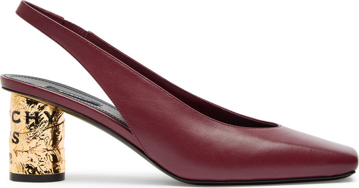 Givenchy Tape-effect Slingback Leather Pumps