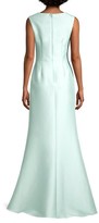 Thumbnail for your product : Aidan Mattox V-Neck Draped Bow Gown