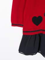 Thumbnail for your product : Liu Jo Kids layered knit dress