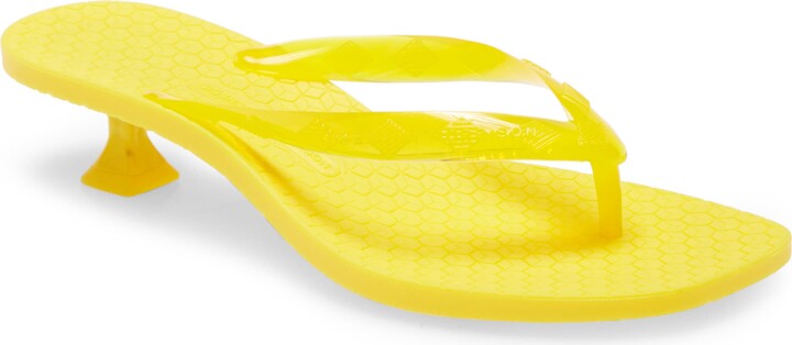 sigerson morrison kitten heel flip flop