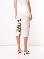 Thumbnail for your product : Rochas Floral Print Pencil Skirt