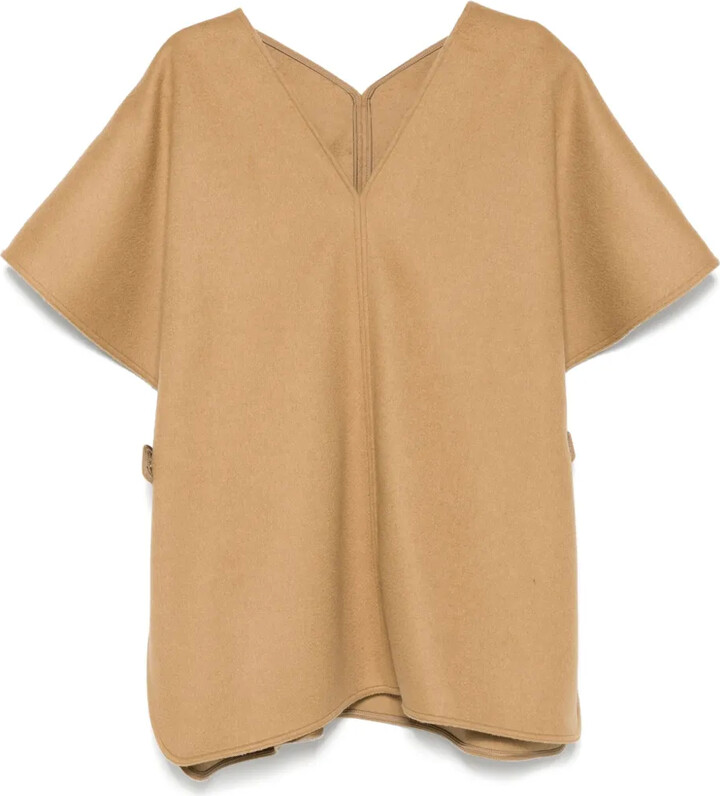 Moncler Wool-Blend Poncho