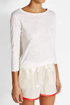 Thumbnail for your product : Majestic Linen Top with Silk