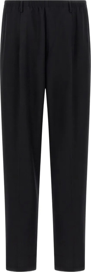 Cellar Door Elastic-Waistband Pleat Trousers