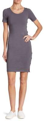 Monrow Fitted Lace-Up Dress