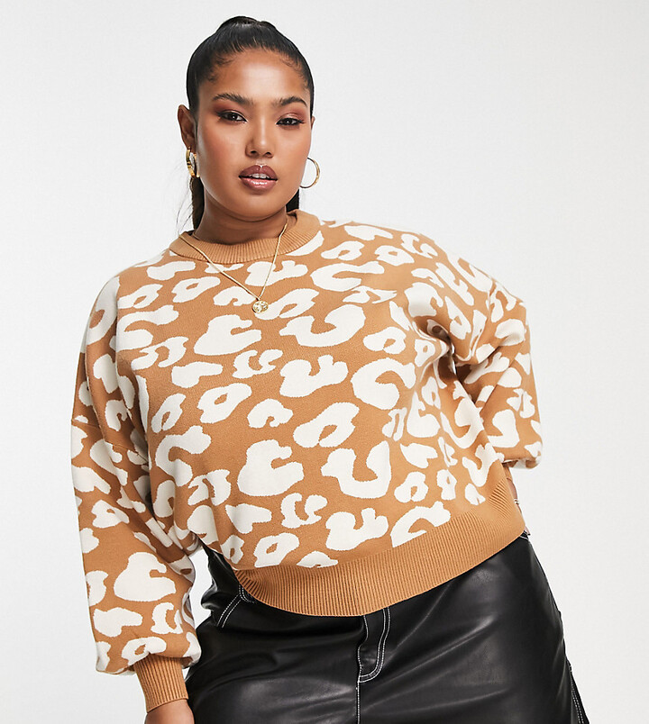 Jdy Asos Leopard Print Jumper Long Leopard Sweater Cheap