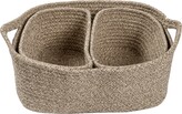Thumbnail for your product : Honey-Can-Do Set of 3 Nested Cotton Baskets with Handles