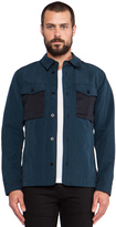 Thumbnail for your product : Wings + Horns Grunge Cloth Shirt Jacket