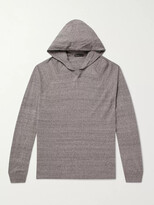 Thumbnail for your product : James Perse Mélange Cotton-Jersey Hoodie