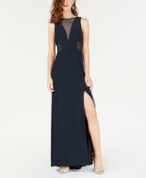 Thumbnail for your product : Morgan & Company Juniors' Sleeveless Illusion A-Line Dress