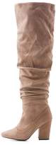 Thumbnail for your product : Charlotte Russe Ruched Over-The Knee Boots