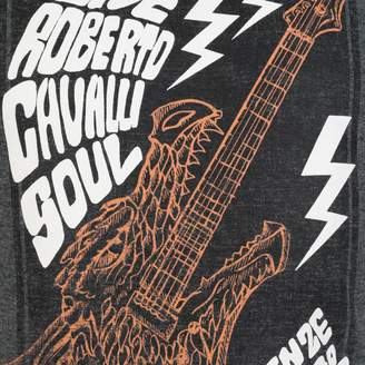 Roberto Cavalli Roberto CavalliBoys Charcoal Rock Print Top