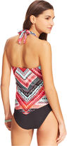 Thumbnail for your product : Becca Aztec-Print Halter Tankini Top