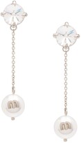 Thumbnail for your product : Miu Miu Solitaire Jewels earrings