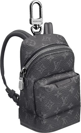 Authenticated Used LOUIS VUITTON Louis Vuitton Apollo Backpack Nano Supreme  Collaboration Pouch M44201 Canvas Leather Dark Olive Mini Luk Bag Charm 