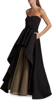 Belted High-Low Gown 